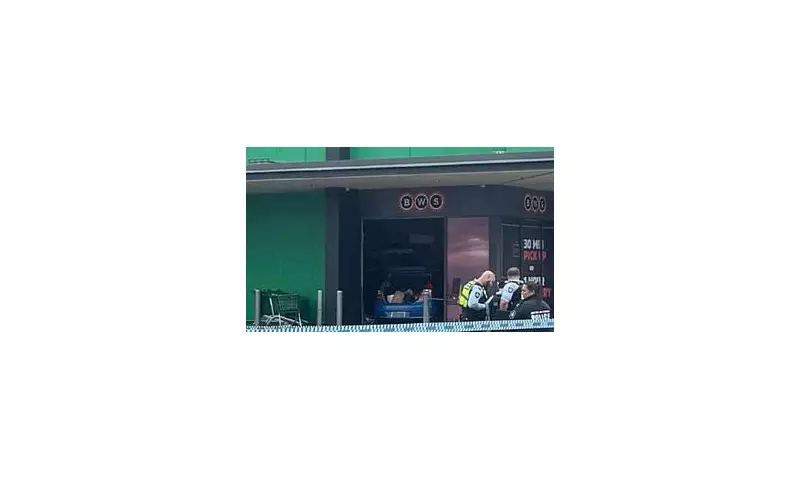 Four-year-old boy dies after car crashes into Canberra bottle shop