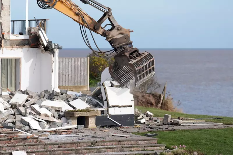 Fourth Thorpeness Home Demolished as Coastal Erosion Accelerates
