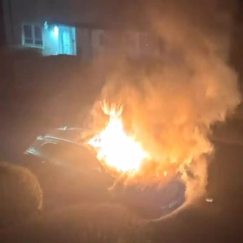 Glasgow Street Firebomb Attack: Children Sleeping Nearby as Car Torched
