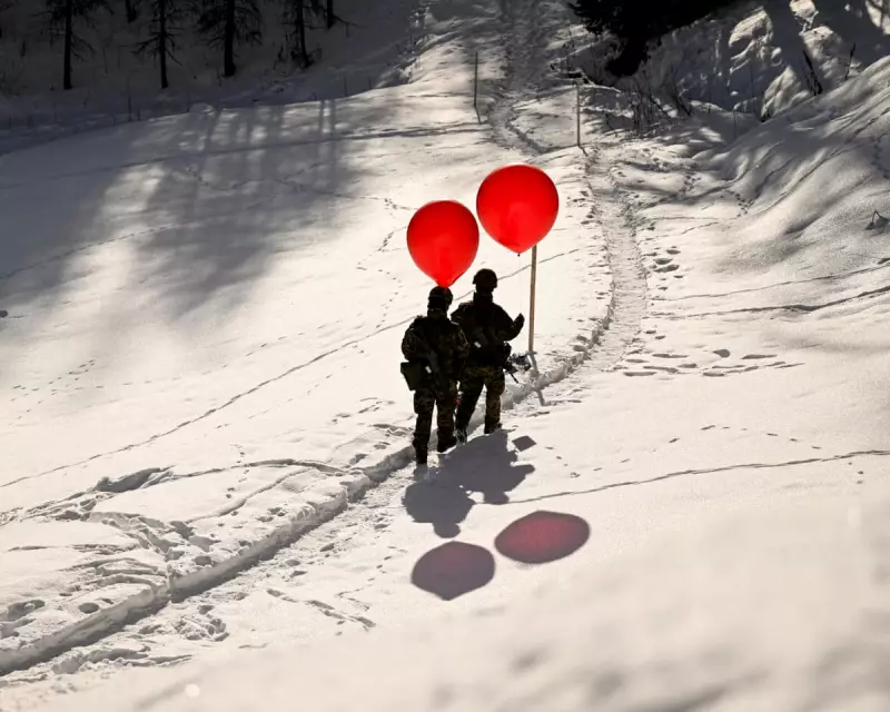 Global Snapshot: From Davos Balloons to Gaza Ruins in Thursday's Photos