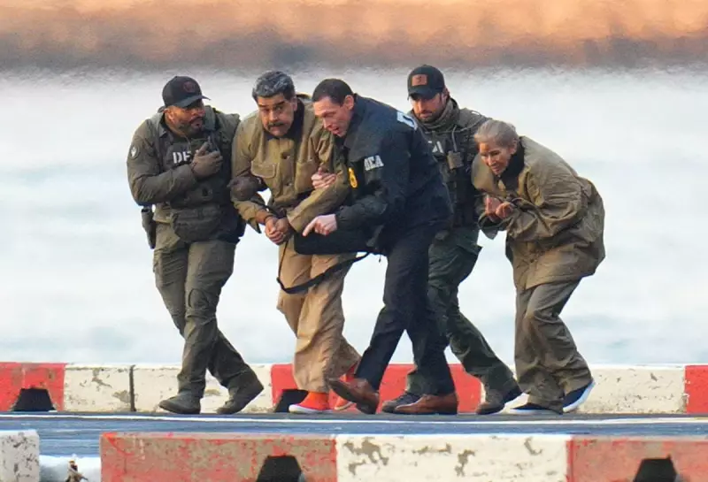 Global Turmoil in 20 Images: Venezuela Raid, Kyiv Strikes, UK Storm