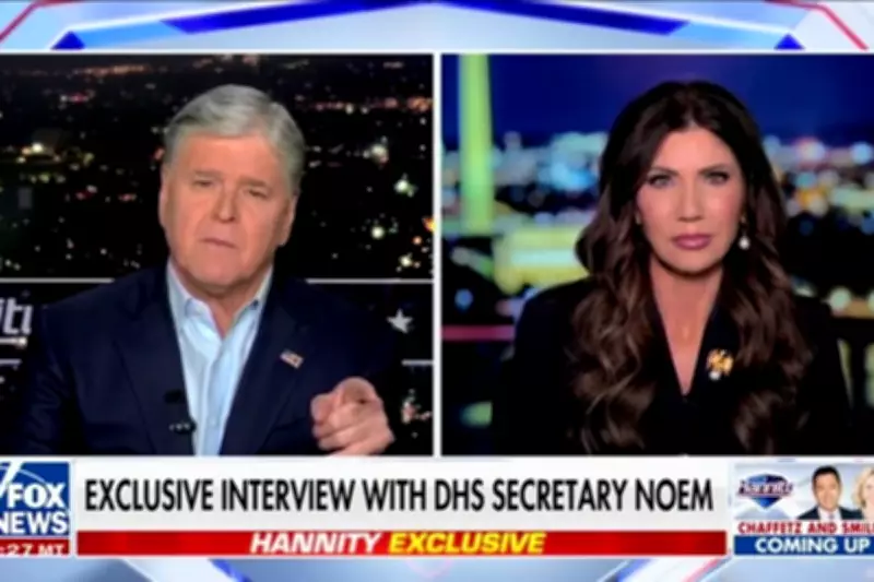 Hannity Grills Noem Over 'Domestic Terrorist' Label for Shooting Victim