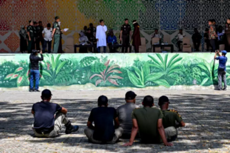 Indonesian Couple Receive 140 Lashes in Public Caning for Sharia Violations