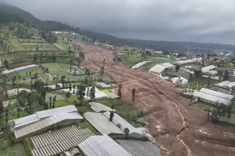 Indonesian Rescuers Battle Mud and Debris in Search for Dozens Missing After Java Landslide