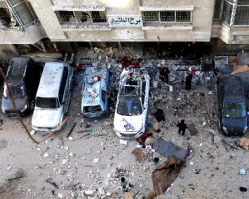 Israeli Strikes in Gaza Reportedly Kill at Least 12, Escalating Tensions