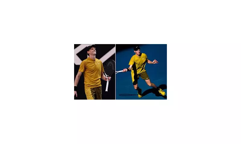 Jannik Sinner's Mustard Yellow Nike Kit Sparks Fan Debate at Australian Open 2025