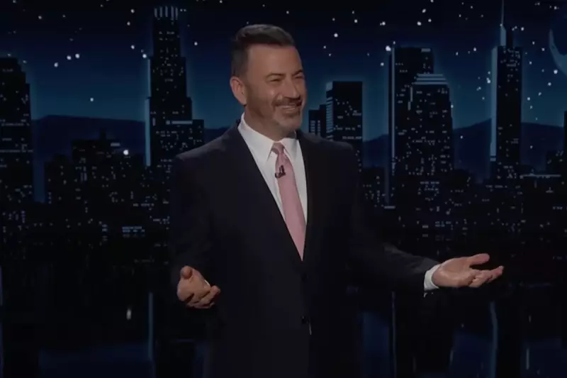 Jimmy Kimmel Mocks Trump's Davos Speech with Melania Ice Jibe