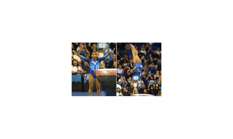 Jordan Chiles Scores First Perfect 10 on Vault, Leads UCLA to Victory