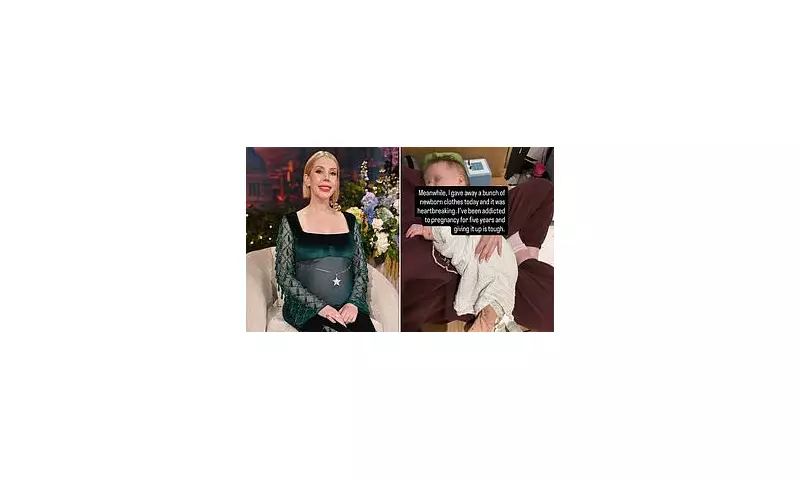 Katherine Ryan reveals 'addiction to pregnancy' ends as she donates newborn clothes