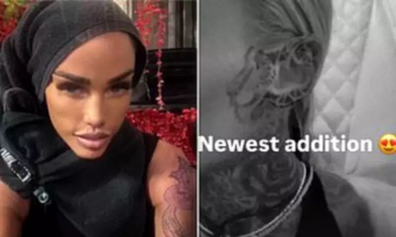 Katie Price's Husband's Ex Alana Percival Flaunts New Ear Tattoo Amid Marriage Drama