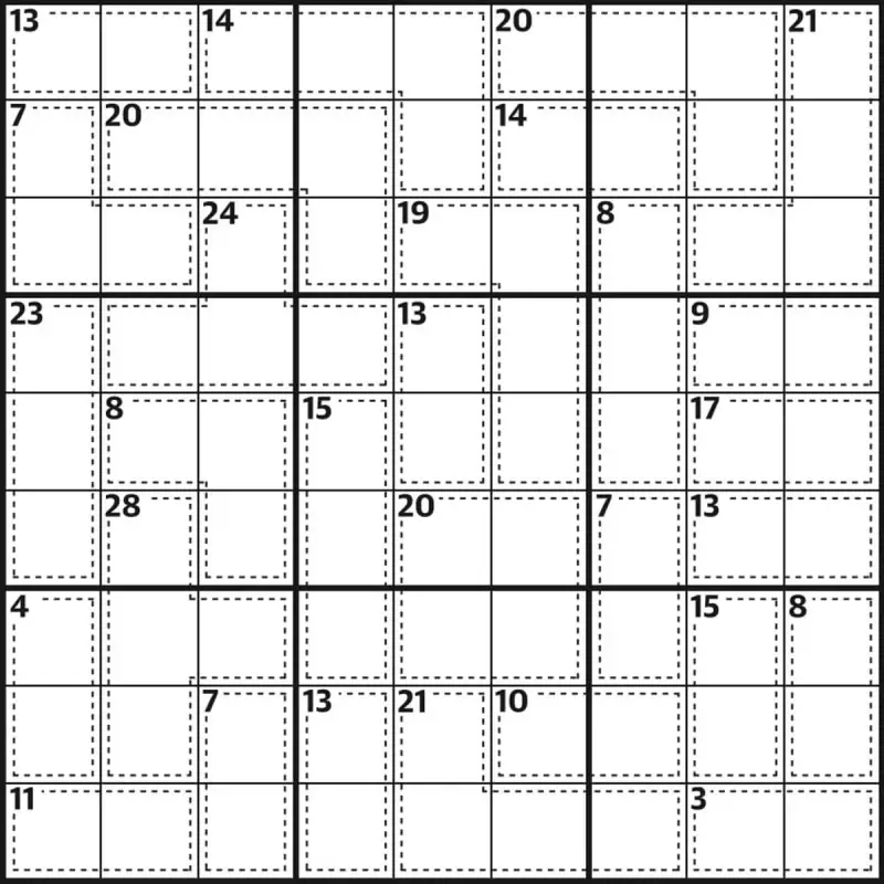 Killer Sudoku Puzzle 1,006: Rules, Print Version, and Guardian Solutions