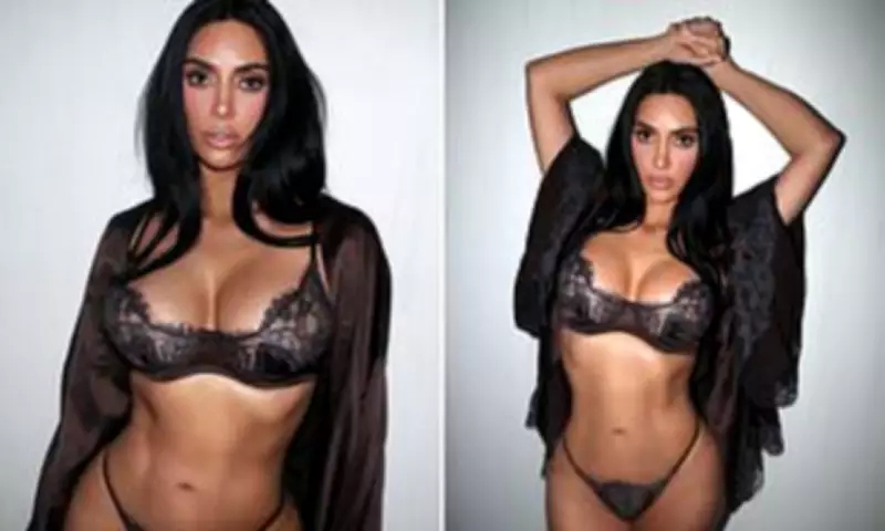 Kim Kardashian's SKIMS Lingerie Photos Spark Debate on Fame and Fashion