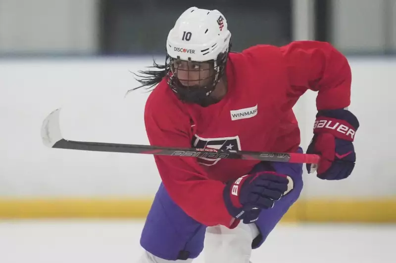 Laila Edwards Poised for Historic Olympic Hockey Debut as USA's First Black Female