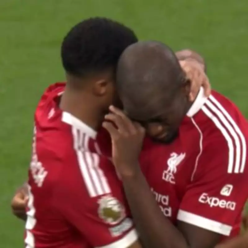 Liverpool's Ibrahima Konate Overcome with Emotion After Scoring Following Father's Death