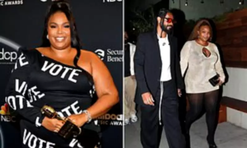 Lizzo Shines in Silver at LA Art Event with Boyfriend Myke Wright