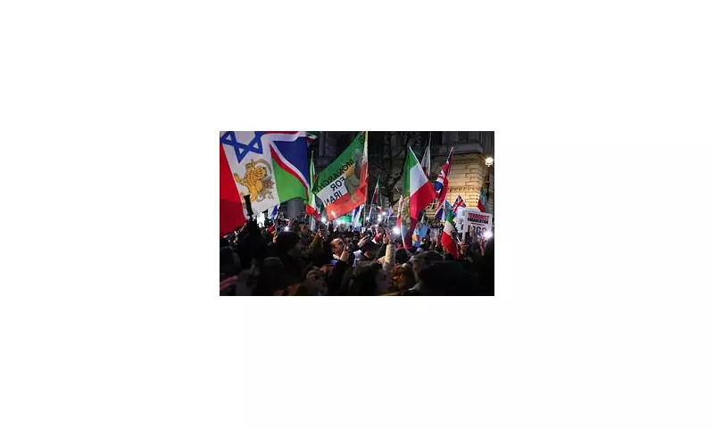 London Protesters Demand IRGC Terror Ban as Iran Crackdown Death Toll Hits 538