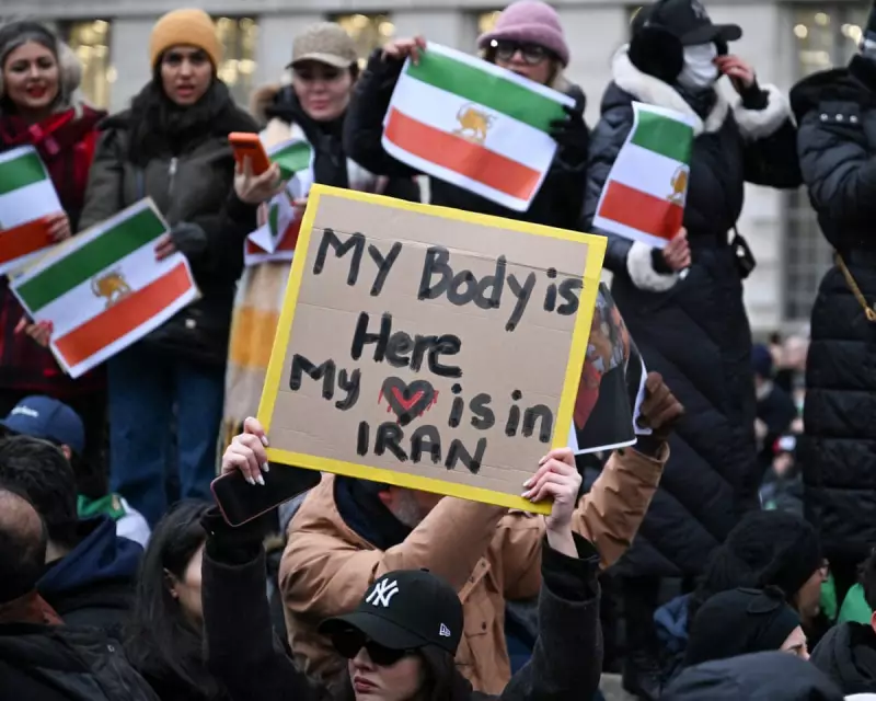 London's Iranian exiles rally for regime change as protests surge in Iran