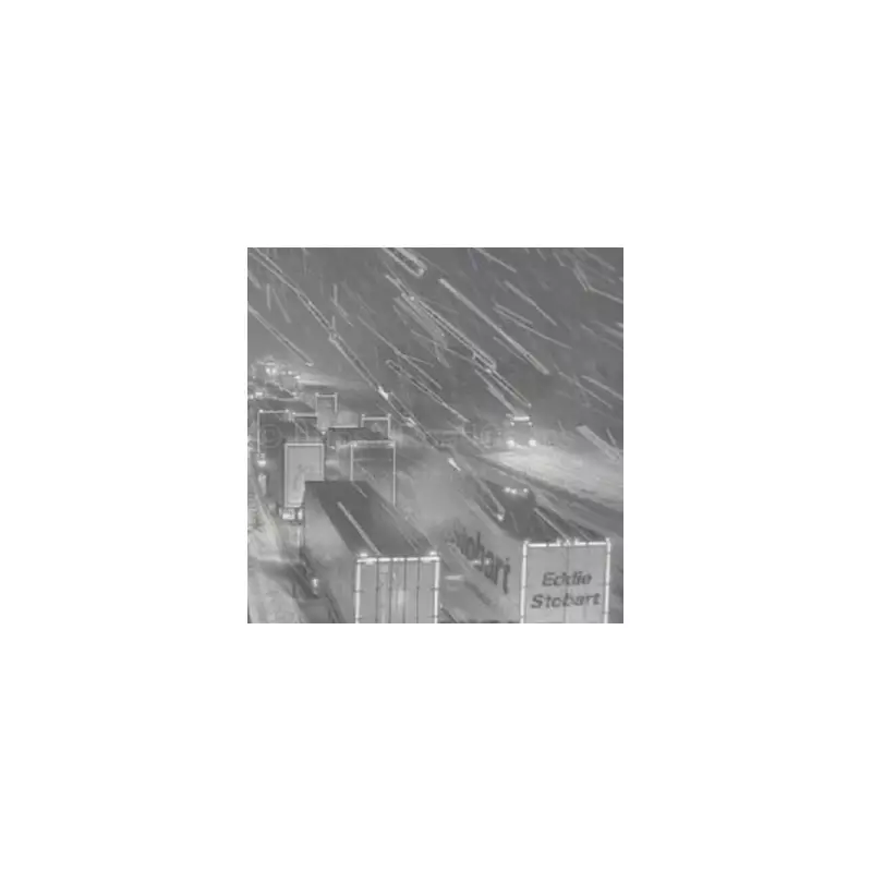 M1 chaos: Lorry crash and snow close three lanes, causing 4-mile queues