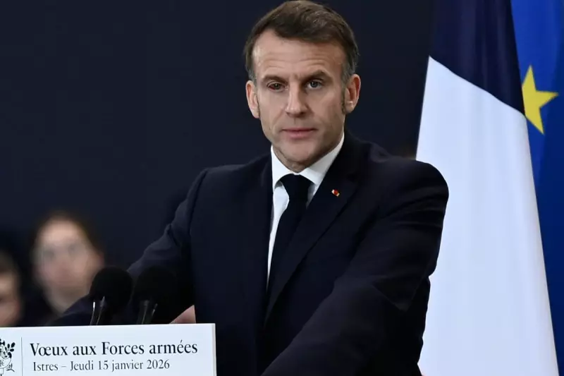 Macron jokes about 'Eye of the Tiger' after addressing puffy eye in military speech