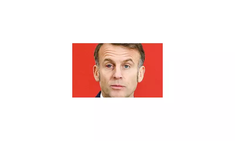 Macron's Bloodshot Eye Sparks Medical Analysis at Davos Forum