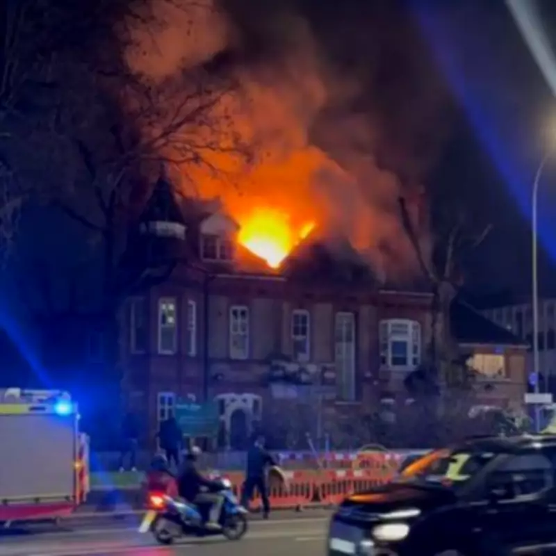Major Fire at Lewisham Nursery: 60 Firefighters Battle Blaze
