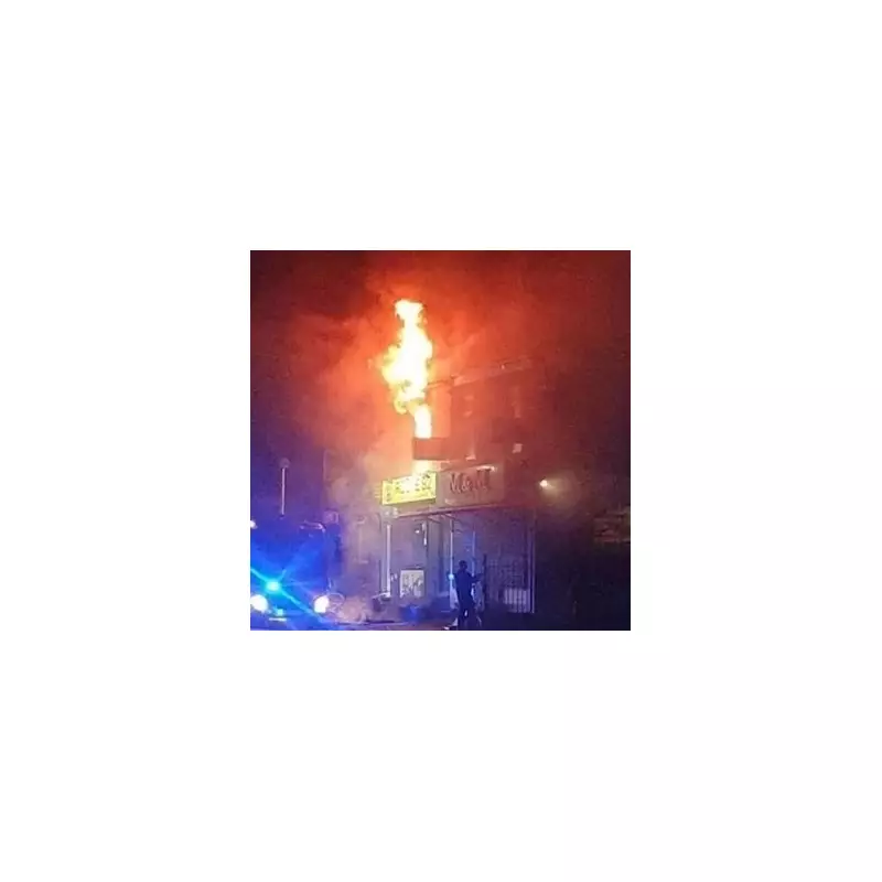 Major Fire Erupts at Salford Business Premises, Crews Battle Blaze