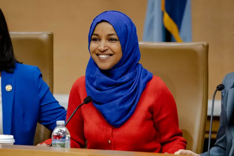 Man Detained After Spraying Substance at Rep. Ilhan Omar in Minneapolis Town Hall