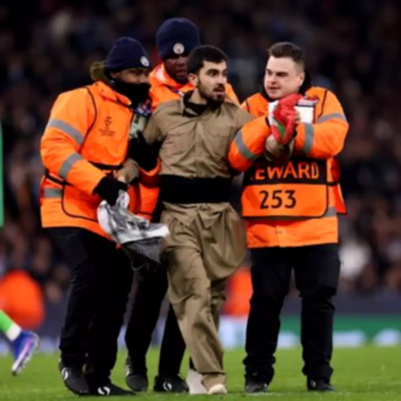 Manchester City's Champions League Match Halted by Pitch Invaders at Etihad