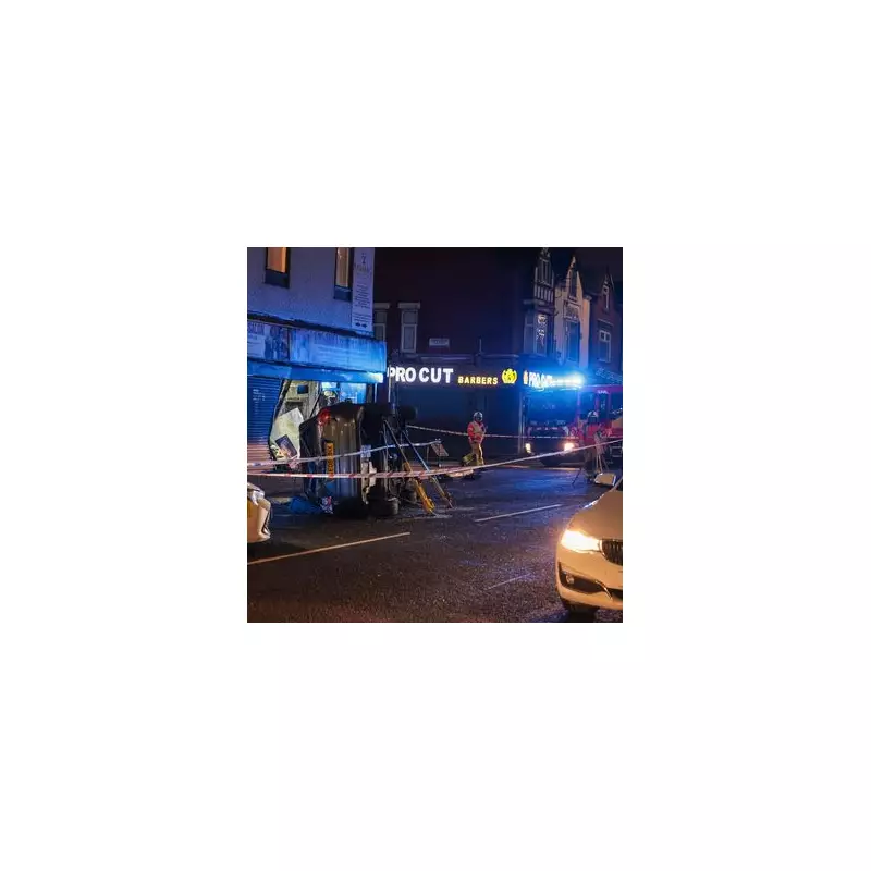 Manchester salon owner's shock as car ploughs into shop on Hyde Road