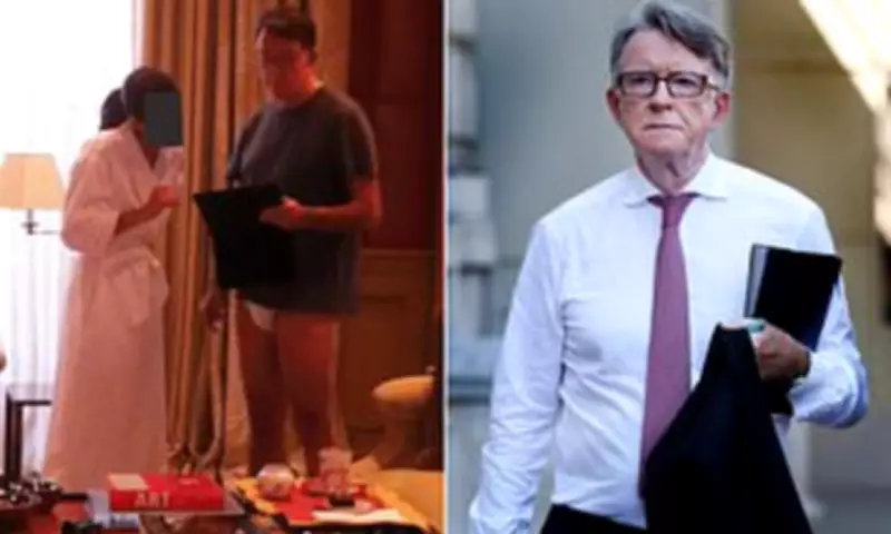 Mandelson Photographed in Underwear at Epstein Home as New Emails Reveal £10k Payment