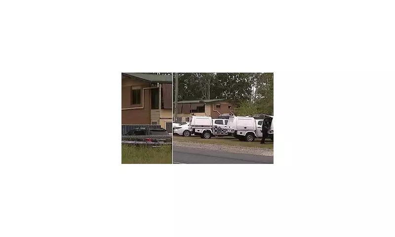 Manhunt ends with arrest after woman's body found in Queensland property