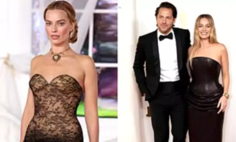 Margot Robbie's Red Carpet 'Slip-Up' Sparks Open Marriage Chatter Among Fans