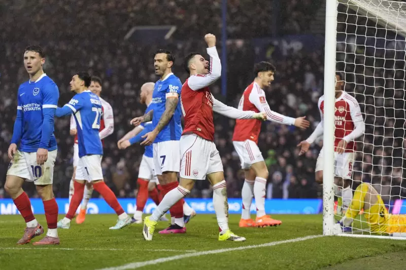 Martinelli's Hat-Trick Seals Arsenal's 4-1 FA Cup Win Over Portsmouth