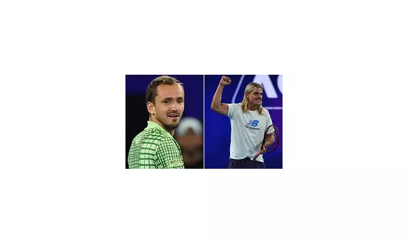 Medvedev's Priceless Reaction as AFL Star Misses $1m Shot at Aus Open