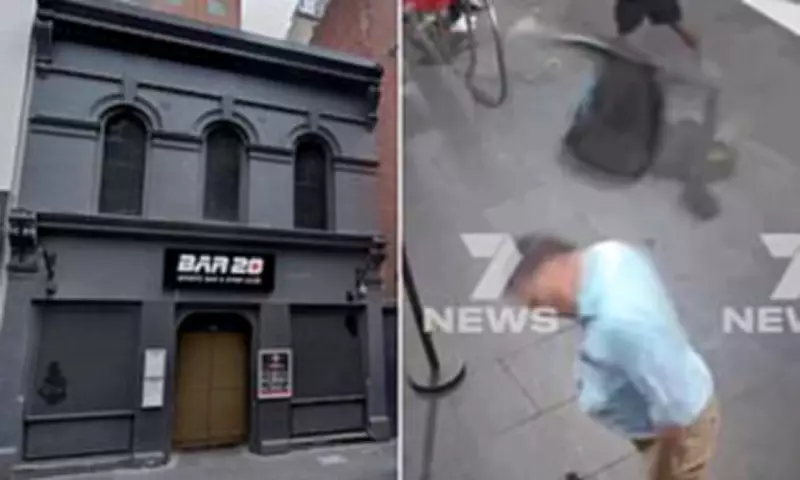 Melbourne Strip Club Brawl: Viral CCTV Shows Man Knocked Out by Friend's Flying Chair