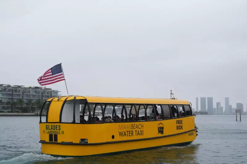 Miami Launches Free Water Taxi Service to Ease Beach Commute Traffic