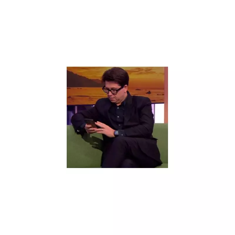 Michael McIntyre Caught on Phone During The One Show Segment on Digital Detox