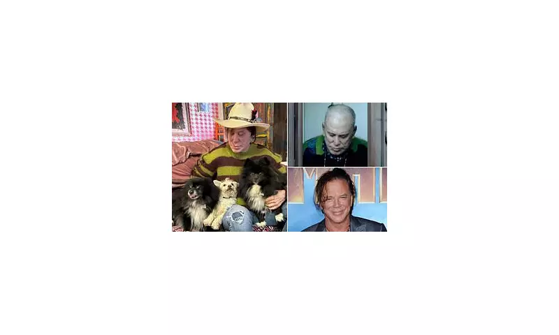 Mickey Rourke's $10,000 Dog Surgery Crisis Amid Eviction and GoFundMe Row