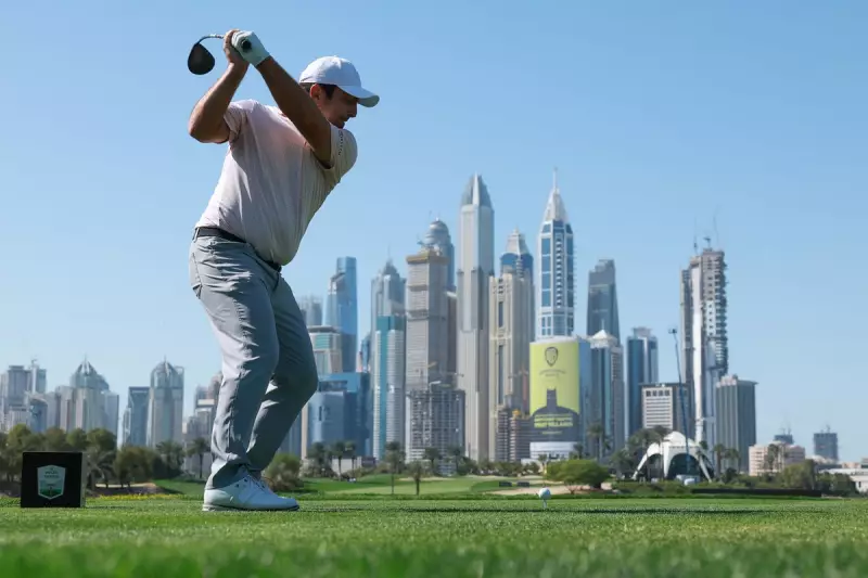 Molinari Masters Windy Dubai to Seize First-Round Lead at Desert Classic