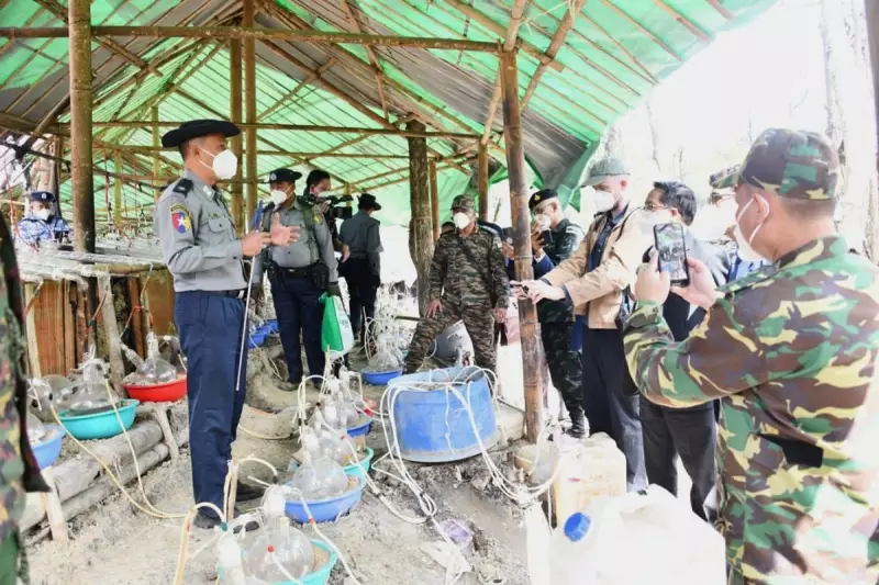 Myanmar's Military Seizes Record £2.8bn Drug Haul in Shan State Raids
