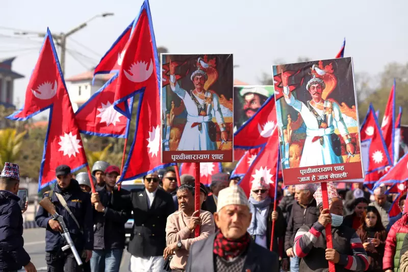 Nepalese Royalists Rally for Monarchy Restoration Ahead of March Elections