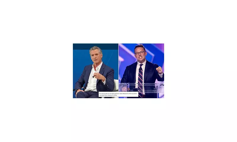 Newsom's Grindr Jibe Sparks Outrage Amid $70bn Fraud Claims