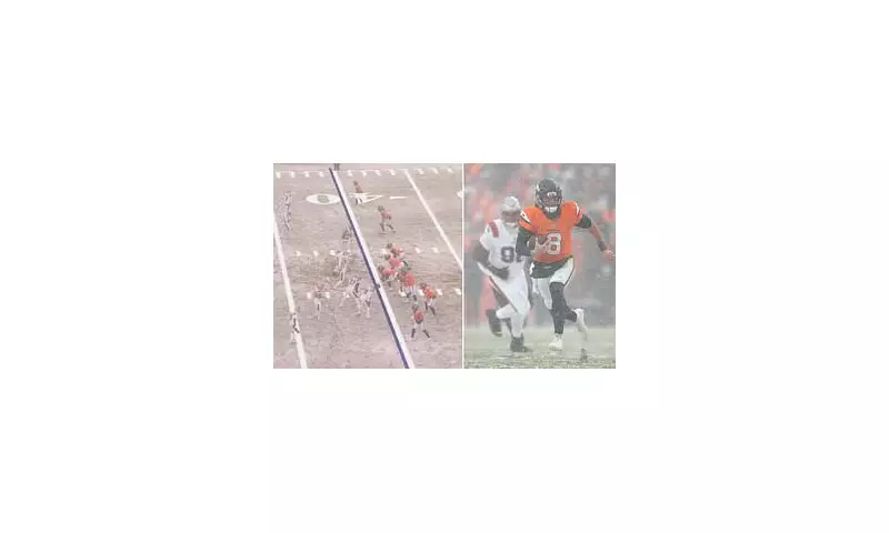 NFL Fans Fume as CBS Digital Yard Lines Ruin Snowy AFC Championship Viewing Experience