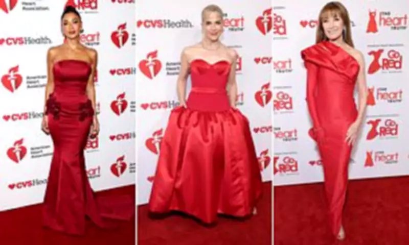 Nicole Scherzinger Stuns in Red at Heart Health Gala with Hollywood Stars