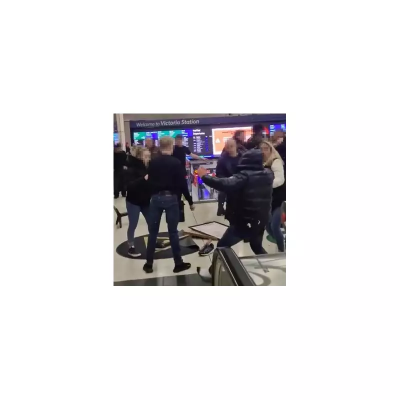 Nine Men Arrested After Mass Brawl Erupts in Wetherspoons at London Victoria