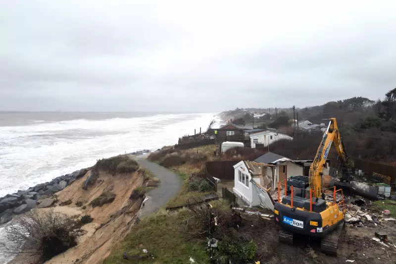 Norfolk Homes Demolished as 'Frightening' Coastal Erosion Strikes Hemsby