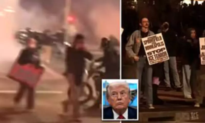 Oregon ICE Protests Turn Violent, Prompting Trump's Federal Force Threat