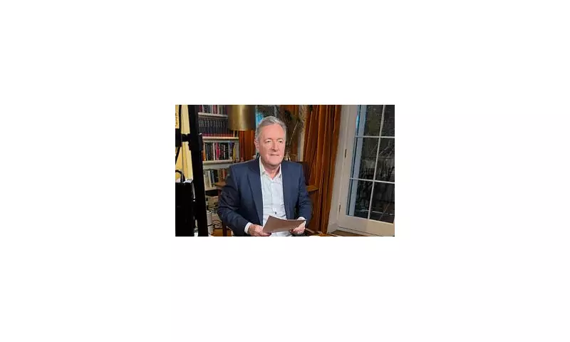 Piers Morgan Films Show from Home After Hip Surgery, Jokes About Trump