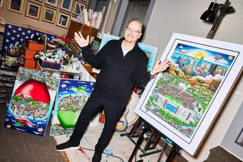 Pop Artist Charles Fazzino Captures Super Bowl Excitement with 3D Masterpieces