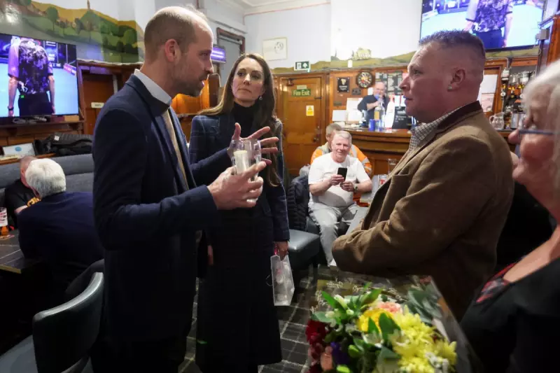 Prince William and Princess Kate Visit Community Pub and Try Curling
